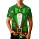 thumbnail image 2 of Ceisia St. Patrick's Day Men's Unisex Hawaiian Shirt | Summer Beach Casual Short Sleeve Button Down Gift Printed Top, 2 of 9