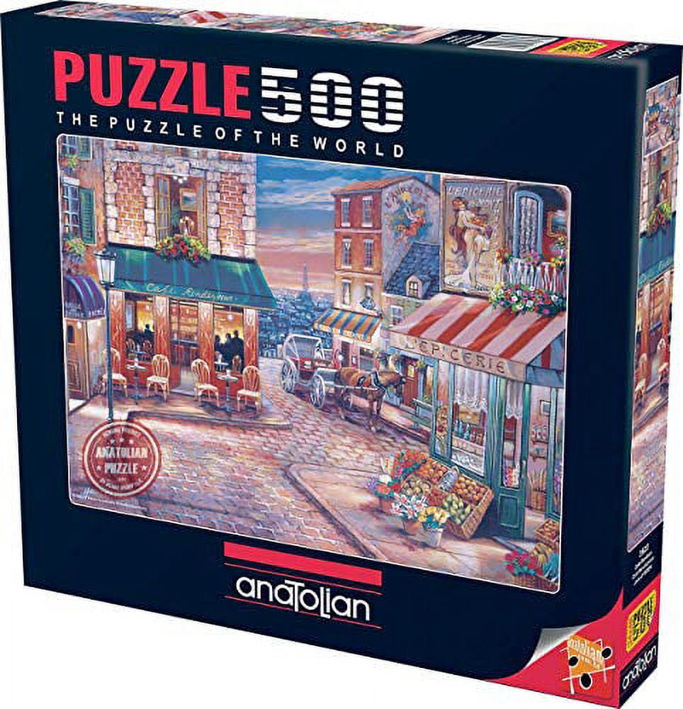 Anatolian 'Cafe Rendezvous' 500-Piece Jigsaw Puzzle For Adults