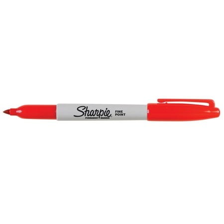 UPC: 0071641300026 | Sharpie Permanent Markers  Fine Point  Red  12 Count