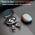 thumbnail image 4 of Ai Translator Earbuds Translation Earbuds Real Time 144 Language Translator Earbuds, 3 in 1 Wireless Bluetooth Translation Earbuds, 90H, Open-Ear, Light, 4 Mode, Sound-tight Earbud (Beige), 4 of 8