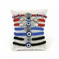 thumbnail image 4 of EOEMY Lucky Blue Evil Eye 6Pcs/Set 7 Knot Bracelet Kabbalah Amulet Wholesale Women Men-30-Devil'S Eye Style 2, 4 of 9
