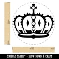 thumbnail image 2 of King Queen Royal Crown Self-Inking Rubber Stamp Ink Stamper - Red Ink - Medium 1 Inch, 2 of 7