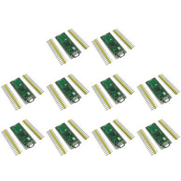 Placa Oficial Raspberry Pi Pico RP2040 Microcomputadoras Consumo (TIPO C) Verde