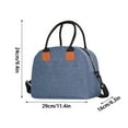 thumbnail image 3 of Xihbxyly Bolsa de Almuerzo Congelable, Elegante Bolsa Térmica, Diseño a Prueba de Fugas, Asa Resistente, Gran Capacidad, Ideal para Oficina, Escuela y Uso Al Aire Libre, Ligera, 24 X 29 X 16 Cm., 3 of 7