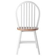 thumbnail image 2 of Windsor 2pc Chair Set, Natural and White, 2 of 9