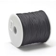 thumbnail image 1 of 131 Yards Black Polyester Macrame Thread 0.8mm Crochet Thread Macrame Yarn Rope String Polyester Crochet Bag Yarn Macrame Rope Knitting Supplies Ideal Supplies for DIY Crafts and Home Decorations, 1 of 2