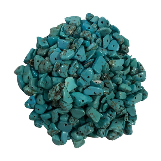 31.5 Pulgadas Strand Azul Turquesa Suelta Chips de Piedras para La Joyería DIY Fabricación de Suministros de Artesanía