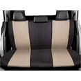 thumbnail image 3 of PIC AUTO Mesh and Leather Car Seat Covers Full Set Universal Fit 9PCS (Beige), 3 of 9