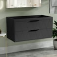 thumbnail image 6 of 36" Wall Mounted Bathroom Vanity Base Only without Sink Top, Soft-close Drawers, Eco-friendly Hand Paint, 6 of 8