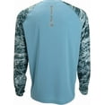 thumbnail image 2 of Paramount Outdoors EAG Elite Mossy Oak Elements Long Sleeve Vented Pitching Deck Performance Fishing Shirt (Spindrift), 2 of 5