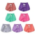 thumbnail image 5 of Little Girls Running Athletic Cotton Shorts Infant Toddler Kids Workout Dance Shorts Summer Beach Sports Casual Short Pants for 1-8 Years, 5 of 6