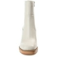 thumbnail image 6 of Journee Womens Brittany Inside Zip Platform Booties, 6 of 8