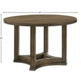 thumbnail image 3 of Solid Rubberwood Round Dining Table / Offers Durability for Daily Use, 3 of 3