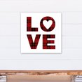 thumbnail image 4 of Creative Products Plaid Love 20x20 Canvas Wall Art, 4 of 5