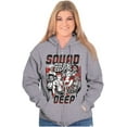 thumbnail image 4 of Kanji Street Fighter Squad Deep Zip Up Hoodie Men's Women's Brisco Brands S, 4 of 6