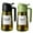Black & Green, variant on KORALAKIRI 2 in 1 Oil Sprayer for Cooking, 16oz/470ml Glass Food-grade Olive Oil Spray Bottle Dispenser Mister with Pourer for Kitchen, Salad, Frying, BBQ (Black & Green)