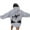 Grey, variant on Fiaer Women's Hooded Sweatshirts Loose Drawstring Hoodies Ocean Theme Graphic Long Sleeve Tops with Pocket Yellow XL