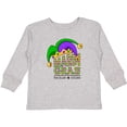 thumbnail image 3 of Inktastic Mardi Gras New Orleans Louisiana Jester Hat Boys or Girls Long Sleeve Toddler T-Shirt, 3 of 5