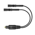 thumbnail image 4 of Divisor de audio digital de fibra óptica de 12,6 pulgadas, Plug and Play, chapado en oro para casa, conector compacto de 1 macho a 2 hembras., 4 of 8