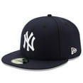 thumbnail image 1 of Men's New Era Navy New York Yankees Game Authentic Collection On-Field 59FIFTY Fitted Hat, 1 of 52