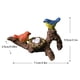 thumbnail image 5 of Figura de pájaro para maceta, decoración de resina, pájaros posados en una rama, adorno para plantas en maceta, bonsái., 5 of 7