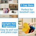 thumbnail image 3 of yeacher Acrylic Baseball Cap Organizer - Transparent N-Shaped Hat Rack for Stylish Home Display, 290x76x58mm, Multi-Functional Storage for Caps & Accessories, 1pc, 3 of 6