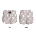 thumbnail image 3 of Daiia Beautiful Rabbit1 Pattern Women's 2 in 1 Running Shorts - Lightweight Athletic Workout Gym Yoga Shorts Liner with Phone Pockets-Medium, 3 of 7