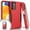 Red, variant on GSA Shockproof Hybrid Case for Samsung A13 5g - Red/Black