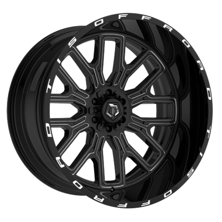 TIS 26x14 8X6.50 560BM Black Wheel Rim | Qty 1