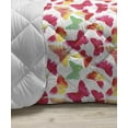 thumbnail image 3 of Animal Down Alternative Comforter, Mix of Seahorses Pipefishes and Others Swimming Diving Deep Zone Summertime, Microfiber Quilt for All Season, 5 Sizes, Turquoise White, by Ambesonne, 3 of 3