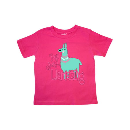 

Inktastic I m Just Llamazing Cute Llama Gift Toddler Boy or Toddler Girl T-Shirt