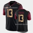 thumbnail image 1 of Men's NCAA Seminoles Red Florida State Seminoles 13 TRAVIS Jersey with Embroidery, 1 of 2