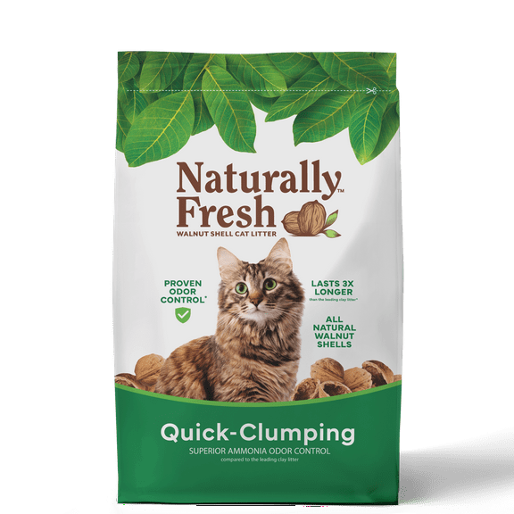 Naturally Fresh Walnut-Based Quick-Clumping Cat Litter (Multiple Sizes)