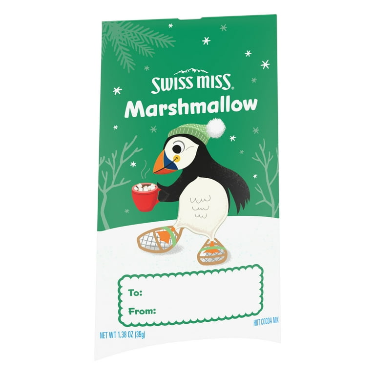 2 pack) Swiss Miss Hot Cocoa Mix Gift Ornament Milk Marshmallow