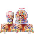 thumbnail image 3 of Decoración de fiesta de cumpleaños de circo Digital The Amazing, globos, vajilla de papel, plato de papel, manteles, fiesta de Baby Shower para niños, 3 of 5