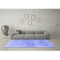 thumbnail image 3 of Ahgly Company Indoor Rectangle Abstract Blue Modern Area Rugs, 7' x 9', 3 of 4