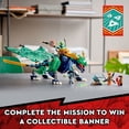 thumbnail image 4 of Lego NINJAGO Lloyd’s Legendary Dragon Toy, 71766 Set with Snake Figures & NYA Minifigure, Collectible Mission Banner Series, 4 of 5