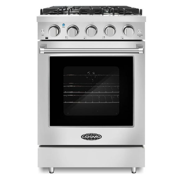Pemberly Row 24 in. Freestanding Gas Range with 3.73 cu. ft. Capacity Oven