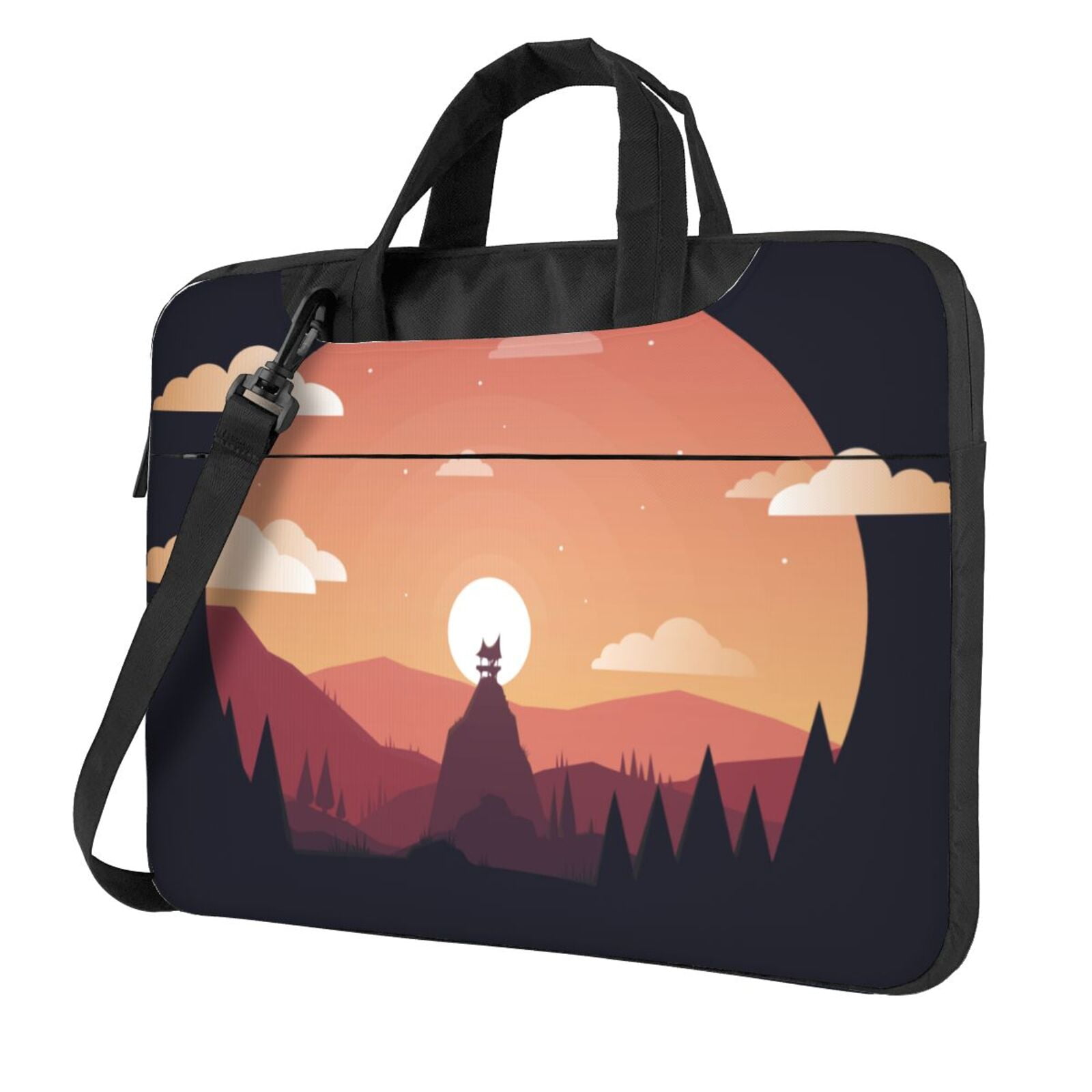 Night Hills Laptop Bag, 15.6 inch Laptop or Tablet, Business Casual Laptop Bag