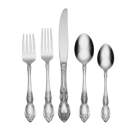 Oneida Wordsworth 20-Piece Mirror 18/0 Stainless Steel Flatware Set (Service for 4)
