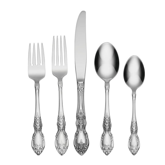 Oneida Wordsworth 20-Piece Mirror 18/0 Stainless Steel Flatware Set (Service for 4)