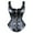 Black-5, variant on VASLANDA Womens Sexy PU Steampunk Corset Faux Leather Buckle Zipper Bustier Top Plus Size