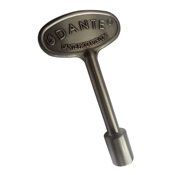 Dante Universal Valve Key, 3", Pewter