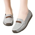 thumbnail image 3 of NOKIO Loafers for Women Shoes Casual, Slip On Women Comfort Walking Hollow Out Flat Loafers Casual Shoes Driving Loafers Walking Shoes For Women Driving Penny Loafers, 3 of 6