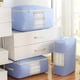 thumbnail image 4 of Bolsa de almacenamiento de ropa de cama grande, organizador de tela, caja plegable para ahorrar espacio en el armario (1 # azul), 4 of 8