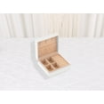 thumbnail image 6 of Unique Bargains Portable PU Leather Jewelry Box Organizer for Women Birthday Gifts White, 6 of 7