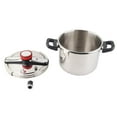thumbnail image 2 of Stainless Steel Pressure Cooker, Large Pressure Cooker, Multi Functional Explosion Proof Pressure Cooker, Kitchen Pressure Cooker for Induction and Stove Top, 2 of 7