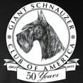 thumbnail image 3 of CafePress - Giant Schnauzer Club Of America Logo Long Sleeve D - Long Sleeve Dark T-Shirt, 3 of 4