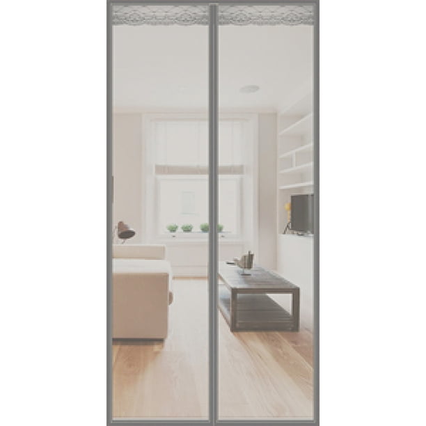 Puerta mosquitera magnética, cortina mosquitera magnética de protección contra insectos massway que se cierra automáticamente con malla resistente para puertas de balcón, salas de estar y