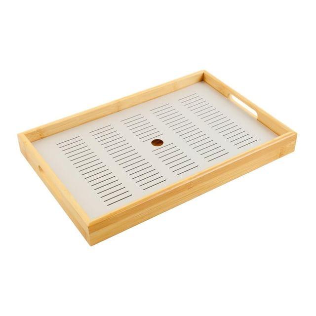 Bandeja para servir Bandeja de mesa de centro para hogares, hoteles, bares para servir pasteles, refrigerios, café, té Bandeja rectangular para servir E